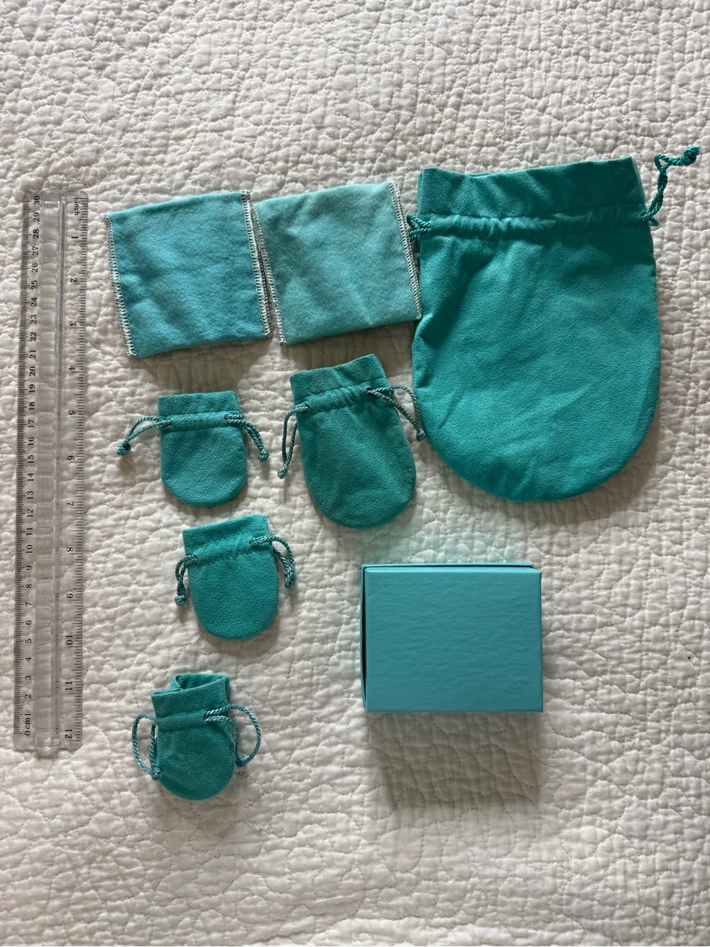 Authentic Tiffany Jewelry Pouch / Dust Bag - different sizes available - Picture 3 of 3